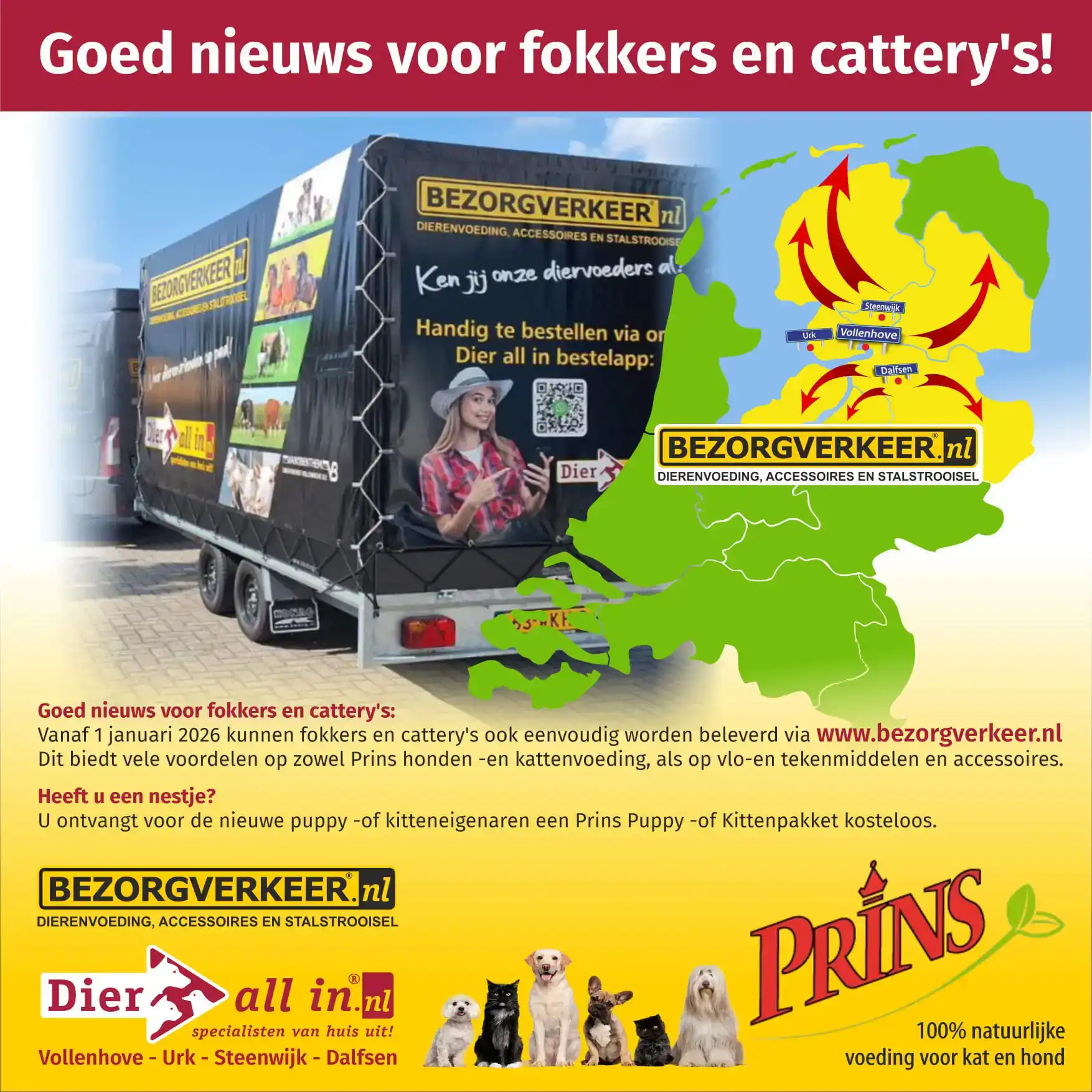 Nieuws voor Fokkers en Cattery's 