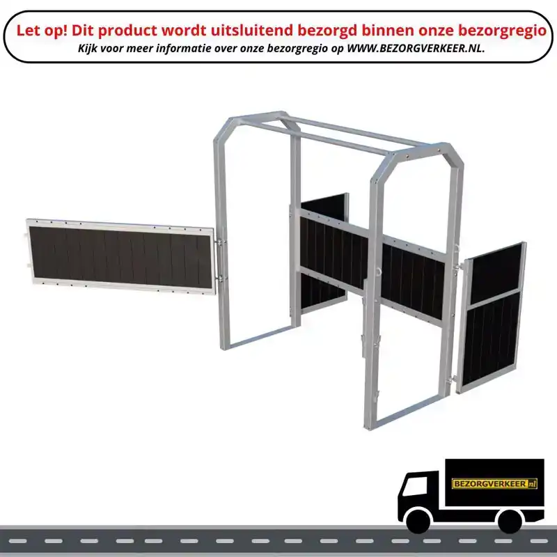 OPVOELBOX MET DEUREN EN DRAAIBARE ZIJWAND