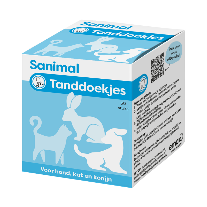 SANIMAL TANDDOEKJES 50 STUKS