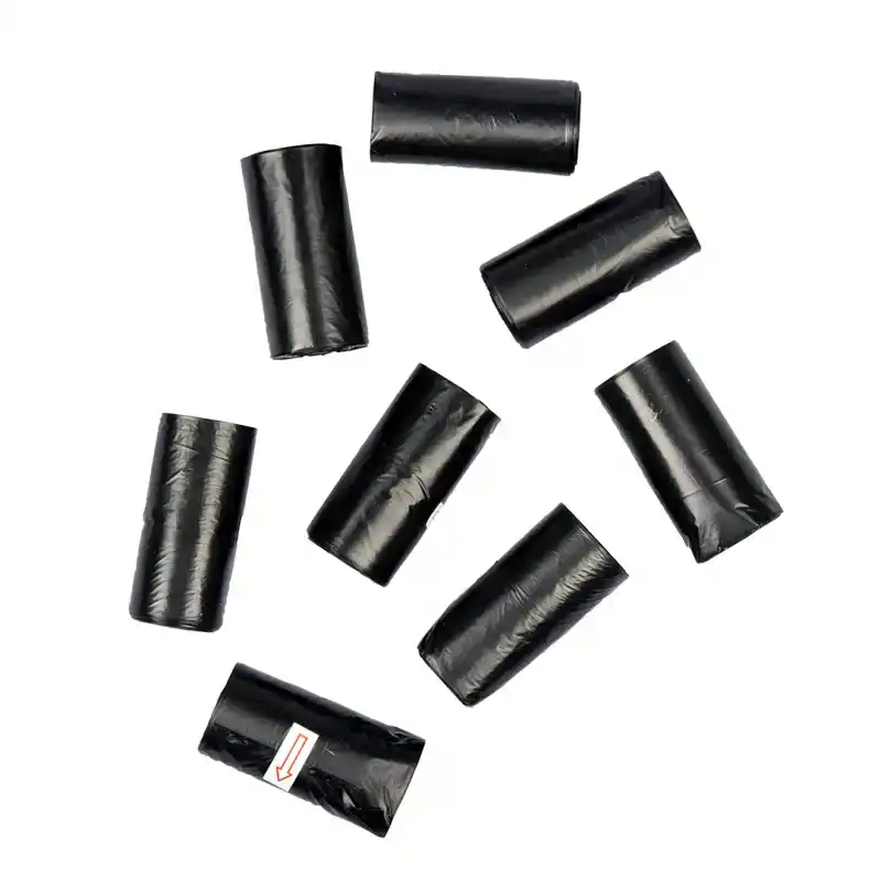 DUVO+ POEPZAKJES ROL 8X20 STUKS ZWART