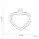 PENNING PINK HEART ALUMINIUM RUBBER