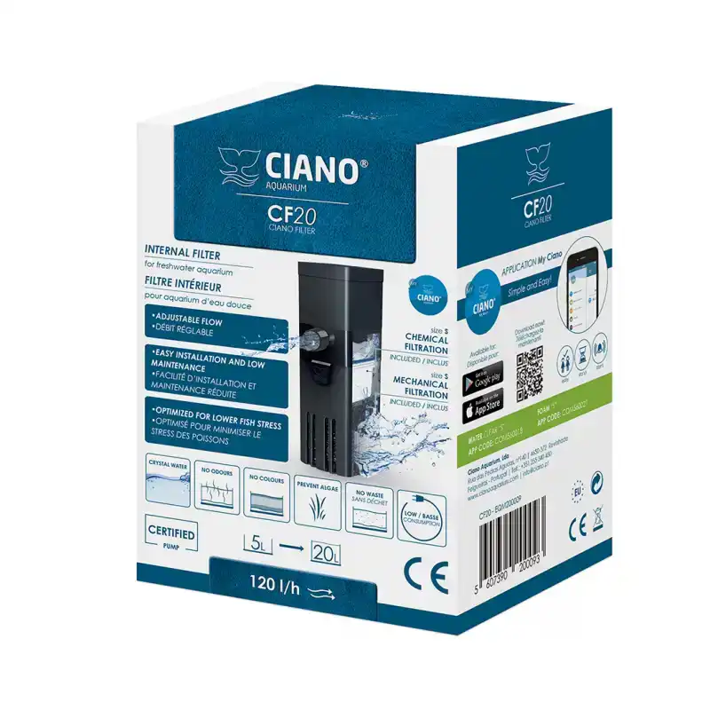 CIANO BINNENFILTER CF20 ZWART