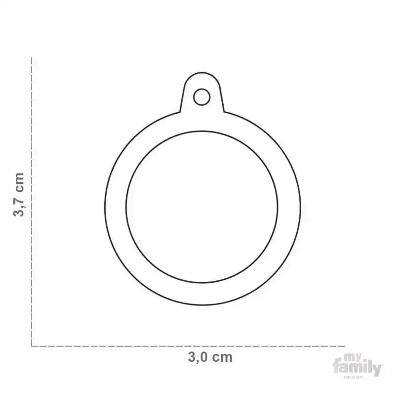 PENNING BLUE CIRCLE ALUMINIUM RUBBER