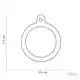 PENNING BLUE CIRCLE ALUMINIUM RUBBER