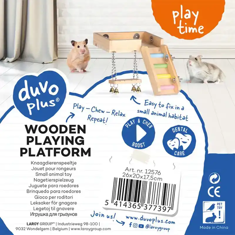 DUVOPLUS HOUTEN SPEELPLATFORM