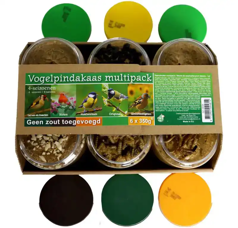 PINDAKAAS VOGEL MULTIPACK 6X350GR
