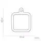 PENNING PURPLE SQUARE ALUMINIUM RUBBER