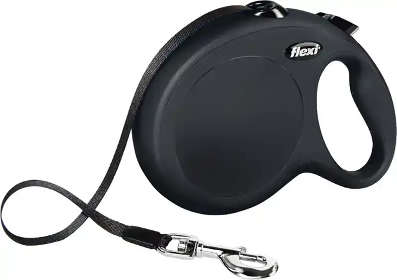 FLEXI CLASSIC LINT L/8M ZWART
