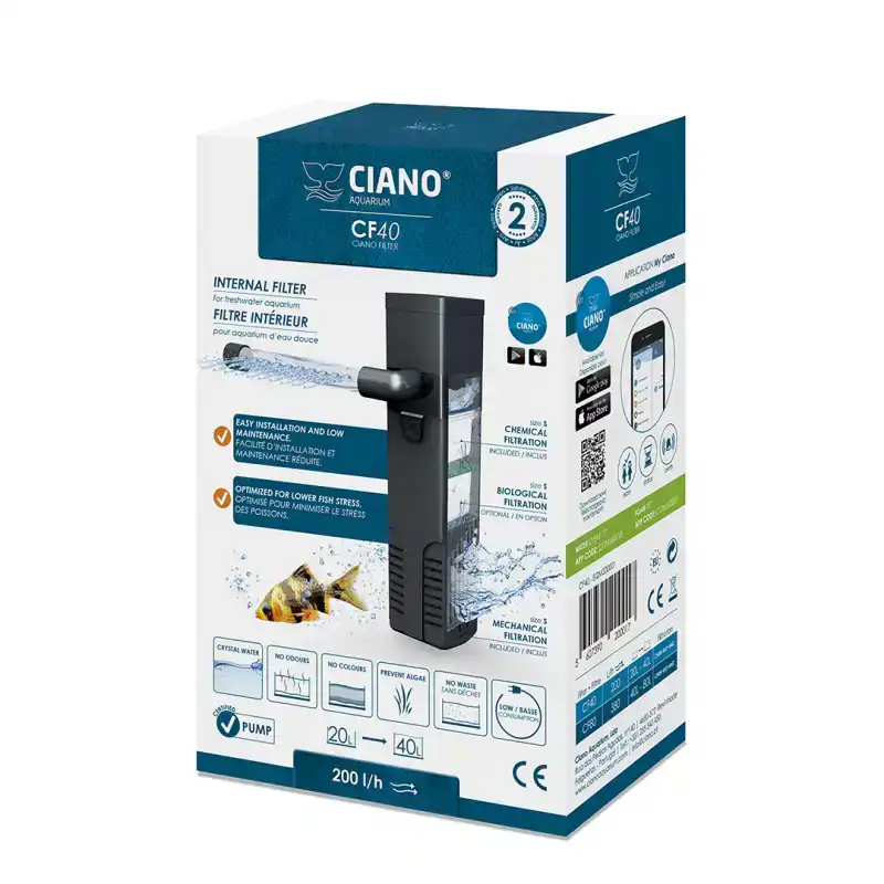 CIANO BINNENFILTER CF40 ZWART