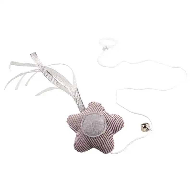 DUVO+ CUSHY STER MET ELASTIEK & BEL 17,5 CM GRIJS