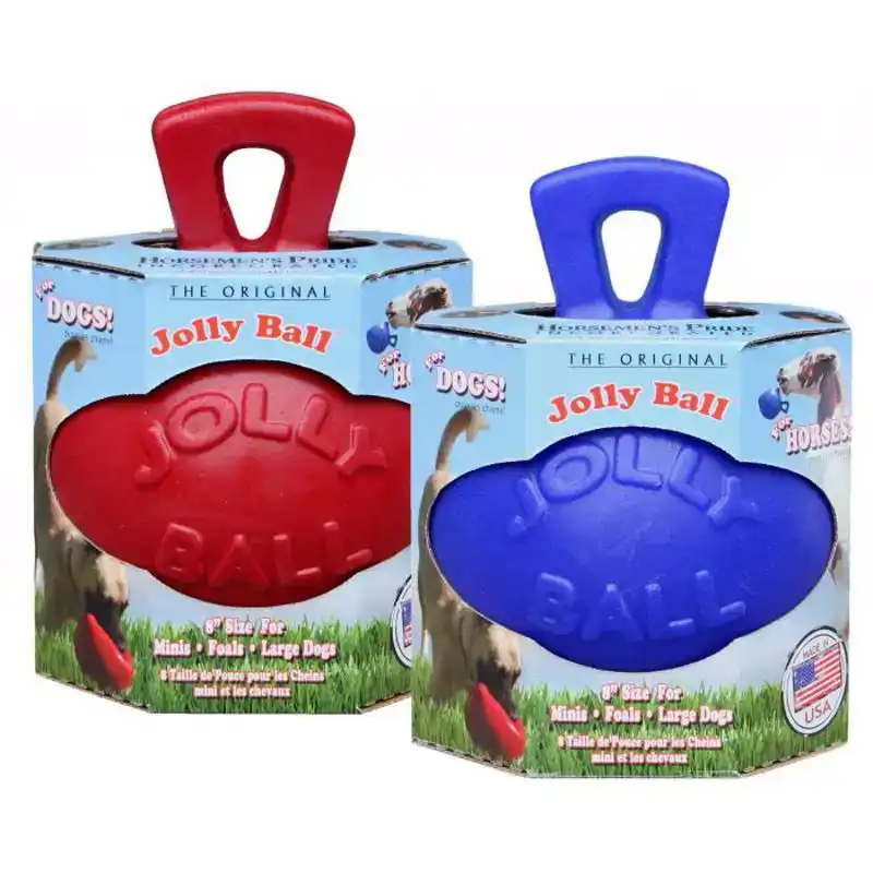 JOLLY BALL 20CM BLUE HORSE/DOG