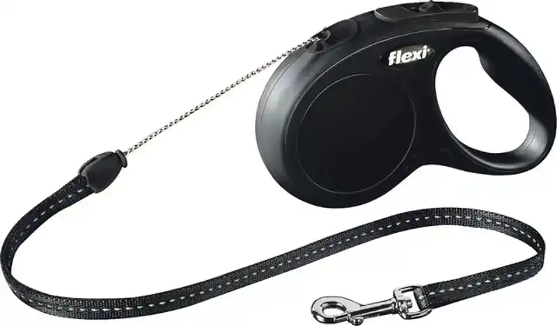 FLEXI CLASSIC TOUW S/8M ZWART