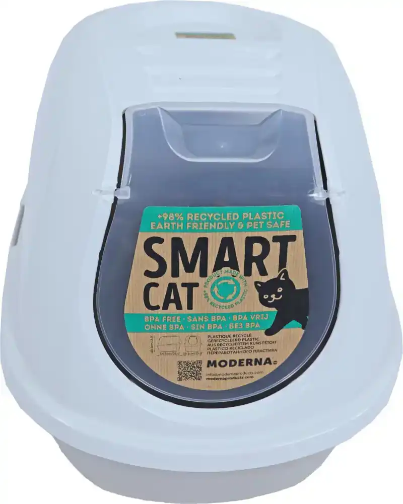 KATTENTOILET SMART-CAT L.GR/WIT