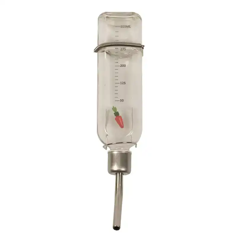GLAZEN DRINKFLES VOOR KNAAGDIEREN LARGE