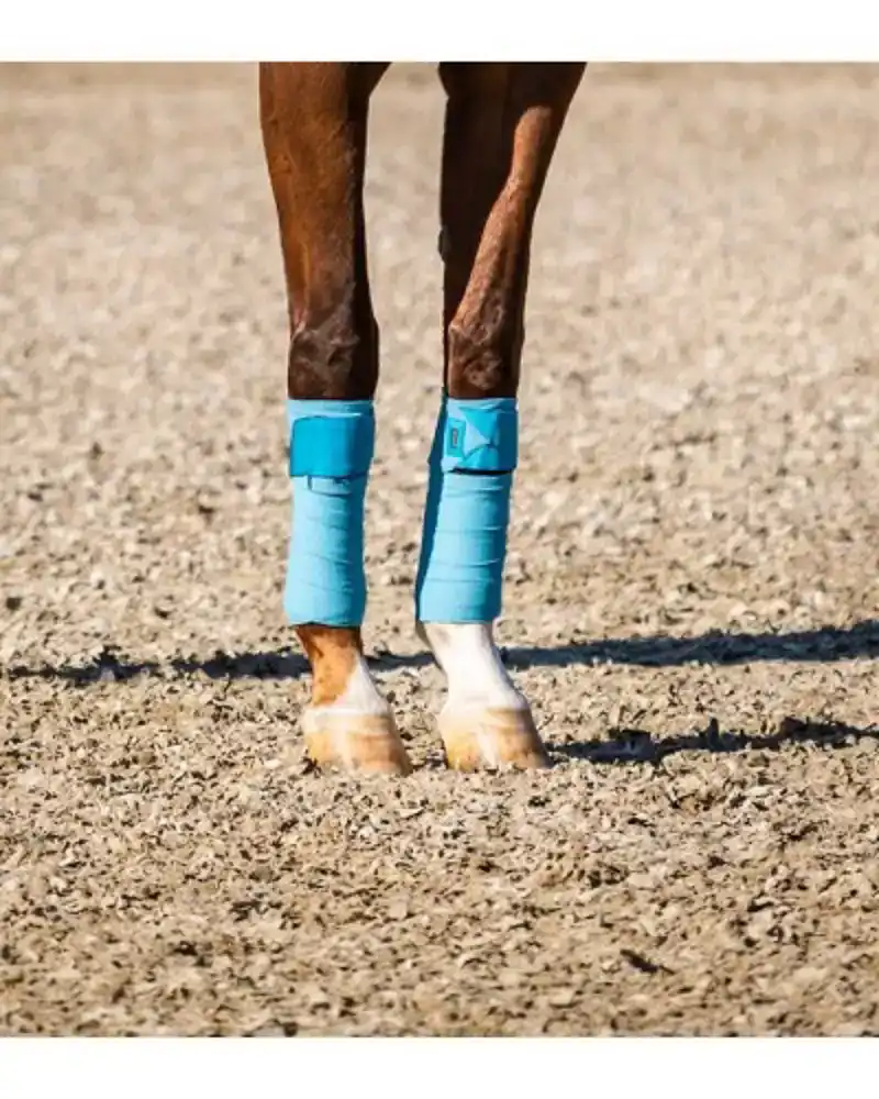 SHOWTIME CROWN BANDAGE SET 4 STUKS TURQUOISE