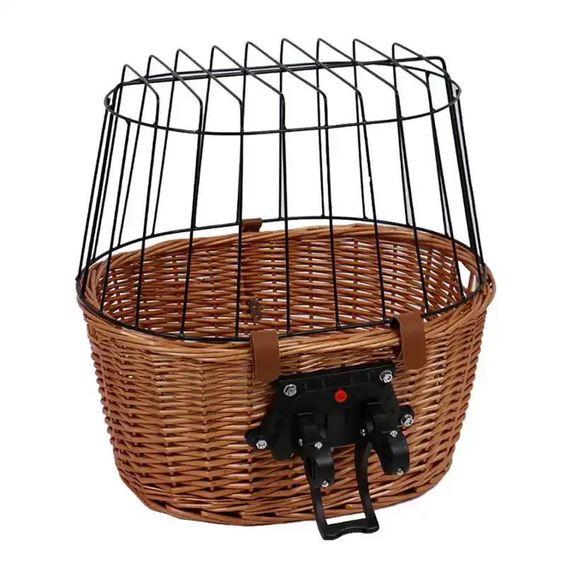 DUVO+ PROVENCE RIETEN FIETSMAND STUUR & KUSSEN 48X33X44CM