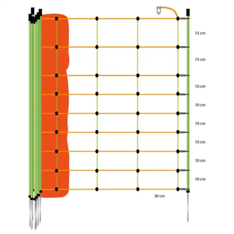 GALLAGHER COMBINET VOOR SCHAPEN, 90CM, 50M (ENKELE PEN)