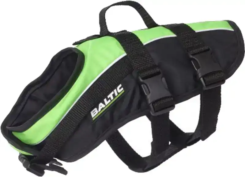 BALTIC HONDENZWEMVEST MASCOT XS GROEN/ZWART