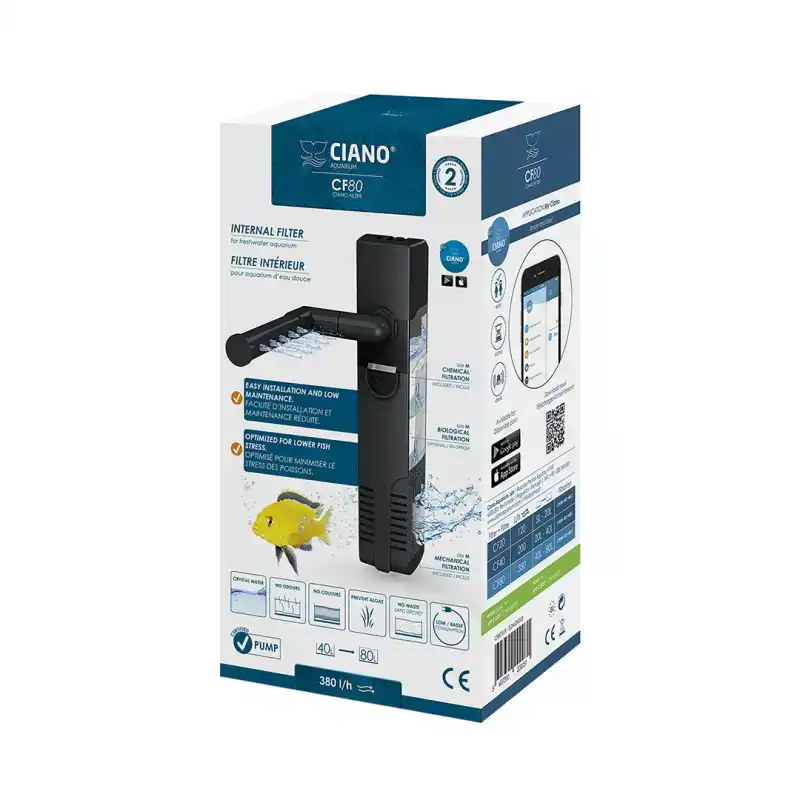 CIANO BINNENFILTER CF80 ZWART