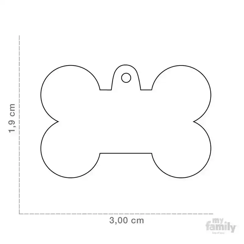 PENNING SMALL BONE ALUMINIUM RED L000012296