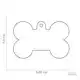 PENNING SMALL BONE ALUMINIUM RED L000012296