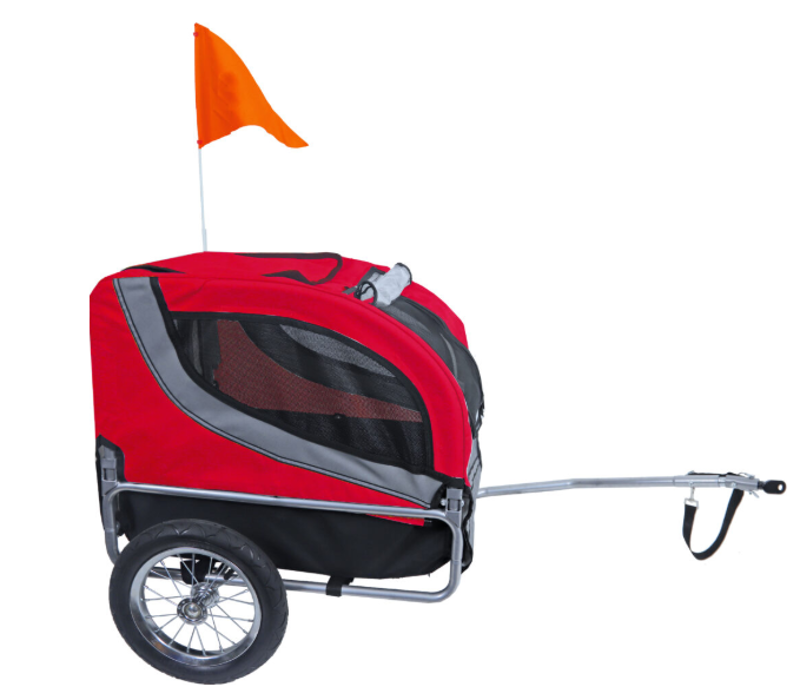 FIETSKAR MEDIUM RUN ROOD/GRIJS