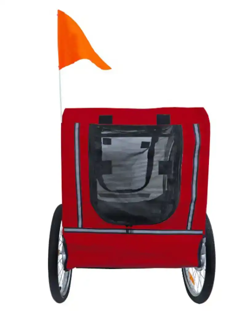 FIETSKAR MAXI RUN ROOD/GRIJS