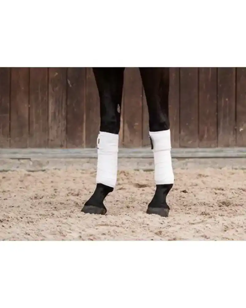 SHOWTIME CROWN BANDAGE SET 4 STUKS WIT