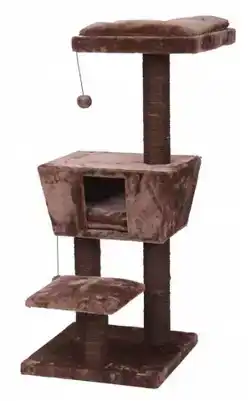 KRABMEUBEL NEW JERSEY BRUIN 48X48X141CM