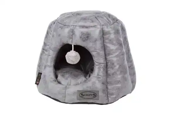 SCRUFFS KNIGHTSBRIDGE CAT BED GREY