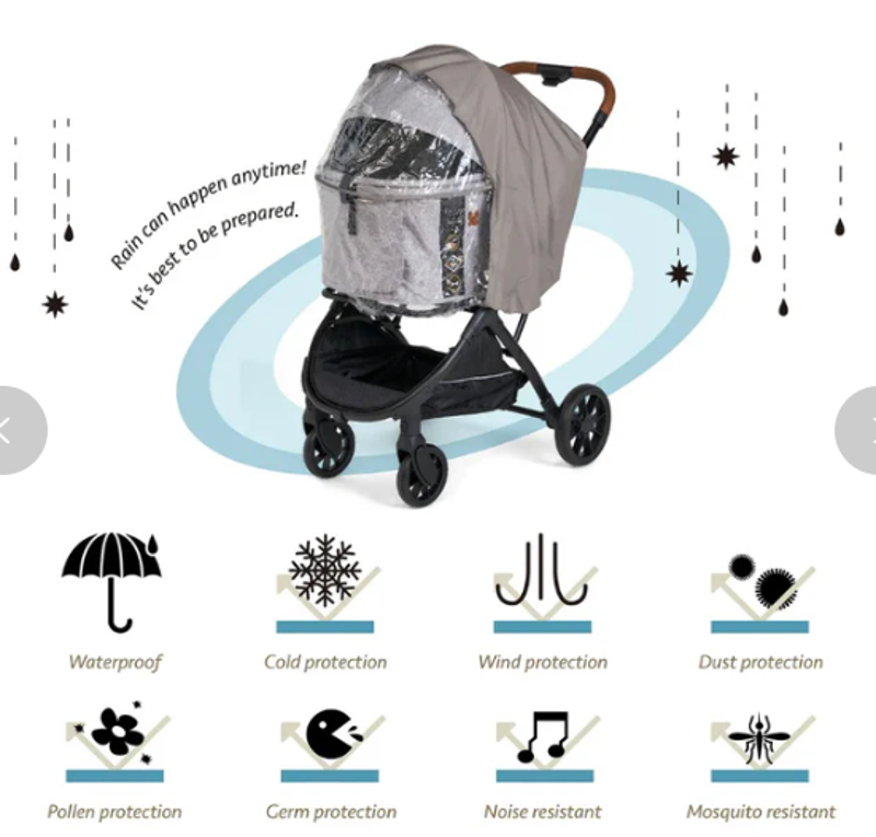 FIKAGO - RAIN COVER MEDIUM - BEIGE (SUITABLE FOR FREE TO GO