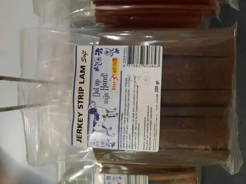 DIER ALL IN JERKEY STRIP LAM 20 ST ZAKJE