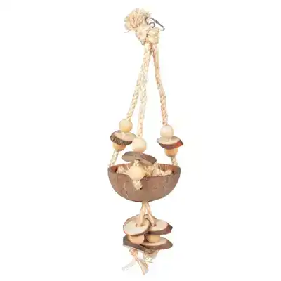 DUVO+ COCONUT JUNGLE SCHOMMEL MET SISAL & HOUTBLOKJES