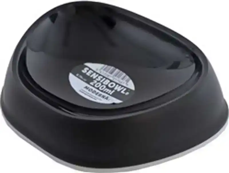 EETBAK KAT SENSI BOWL 200 ML ZWART
