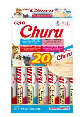 INABA CHURU MULTIPACK BOX TUNA SEAFOOD 20ST