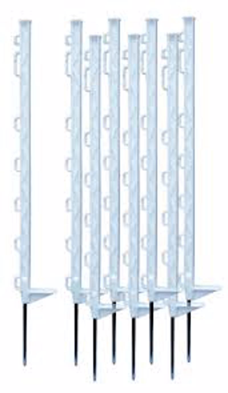 PALEN KUNSTSTOF WIT 70 CM 10 STUKS