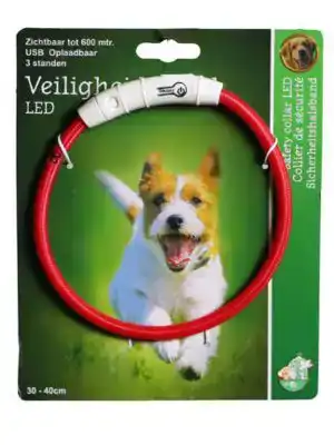 BOON VEILIGHEIDSHB.LED NYLON 30-40CM RD