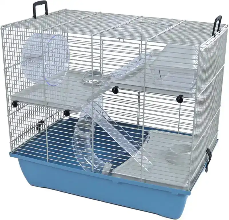 INTERZOO HAMSTERKOOI PINKY 3 PASTEL BLAUW