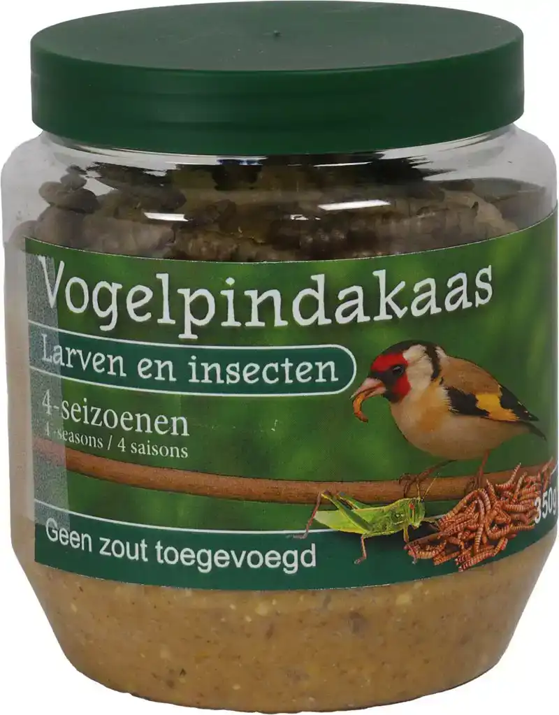 PINDAKAAS VOGEL LARV.+INSECT. 350GR