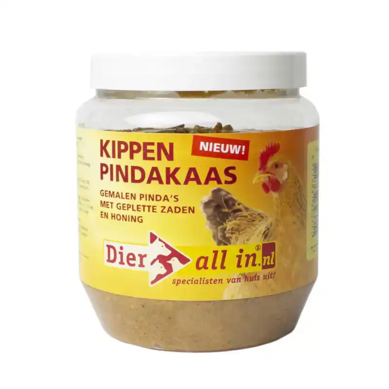DIER ALL IN KIPPEN PINDAKAAS 330 ML