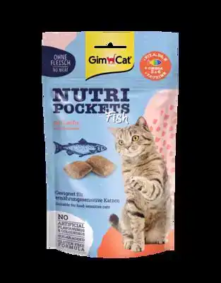 GIMCAT NUTRI POCKETS ZALM 60 GR