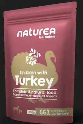 NATUREA DOG WET FOOD CHICKEN TURKEY 300 GR
