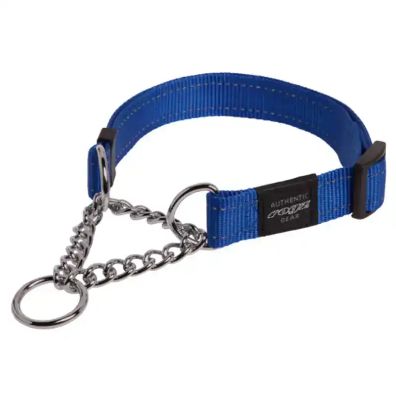 UTILITY OBEDIENCE M CHOKER BLAUW MEDIUM