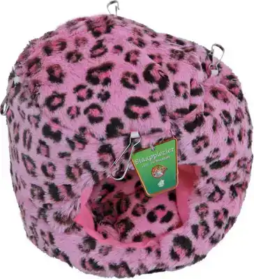 KNAAGDIERHUIS RONDE TON PLUCHE 18CM