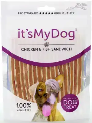 IT'S MY DOG CHICKEN & FISH SANDWICH 85 GRAM
