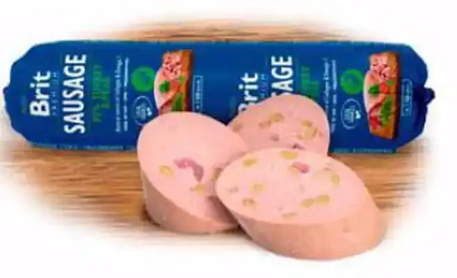 BRIT VLEESROL KALKOEN EN ERWTEN 800GR