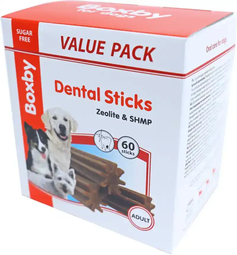 BOXBY DENTAL STICKS 60 STUKS
