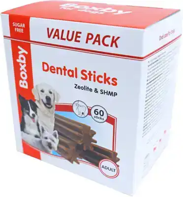 BOXBY DENTAL STICKS 60 STUKS