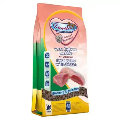 RENSKE KAT KITTEN VERSE KALKOEN&KIP 1,5KG