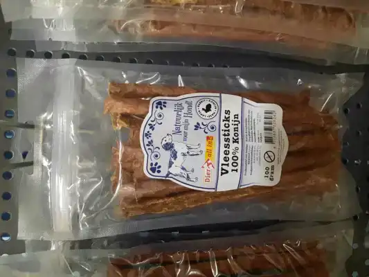 DIER ALL IN VLEESSTICKS KONIJN 100 GRAM